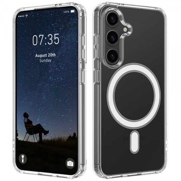 Samsung Galaxy S25 Plus Kuori MagSafe Läpinäkyvä