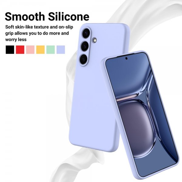 Samsung Galaxy S25 Plus Kuoret silikoninauhalla violetti