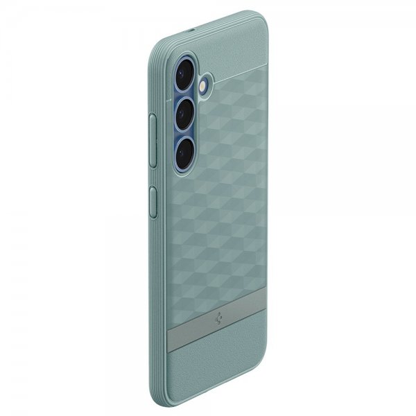 Spigen Samsung Galaxy S25 Plus -suojakuori Parallax MagFit Sage Green