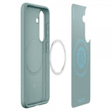 Spigen Samsung Galaxy S25 Plus -suojakuori Parallax MagFit Sage Green