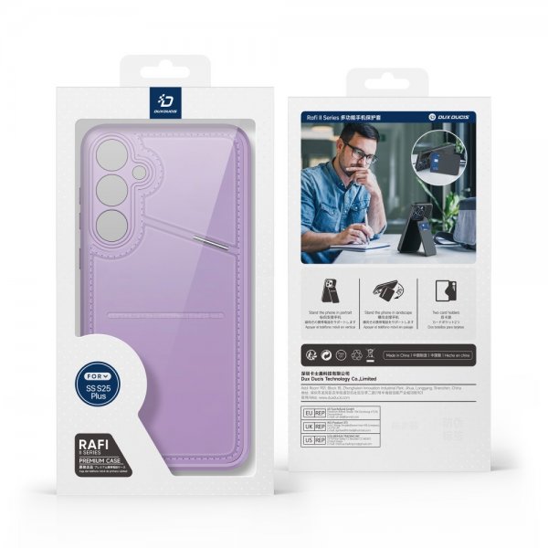 Dux Ducis Samsung Galaxy S25 Plus Kuori Rafi II Series MagSafe Liila