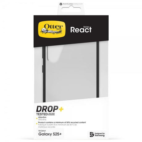 Otterbox Samsung Galaxy S25 Plus -suojakuori React, Black Crystal