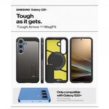 Spigen Samsung Galaxy S25 Plus Kuori Tough Armor MagFit Gunmetal