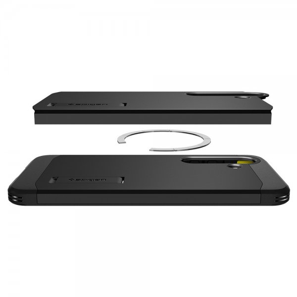 Spigen Samsung Galaxy S25 Plus Kuori Tough Armor MagFit Musta