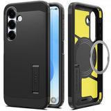 Spigen Samsung Galaxy S25 Plus Kuori Tough Armor MagFit Musta