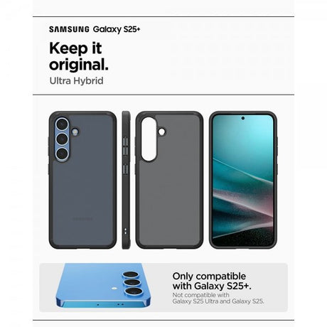 Spigen Samsung Galaxy S25 Plus Ultra Hybrid Frost Black -kuori
