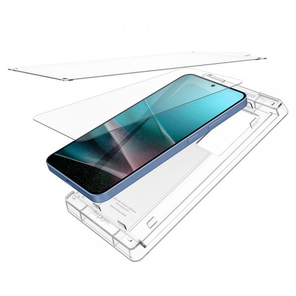 Spigen Samsung Galaxy S25 Plus EliteShield EZ Fit -näytönsuoja
