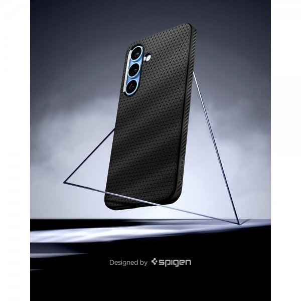 Spigen Samsung Galaxy S25 Suojakuori Liquid Air Mattamusta
