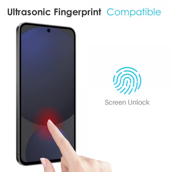 Northjo Samsung Galaxy S25 -suojakuori näytönsuojalla ja kamerasuojalla 3-in-1