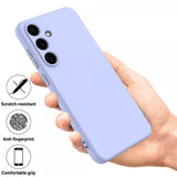Samsung Galaxy S25 Kuori Hihnalla Silikoni Violetti