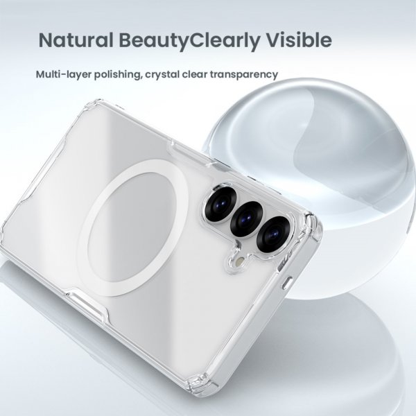 Nillkin Samsung Galaxy S25 Kuori Nature Pro Series MagSafe Läpinäkyvä
