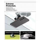 Spigen Samsung Galaxy S25 -kuori, Rugged Armor MagFit, Marble Gray