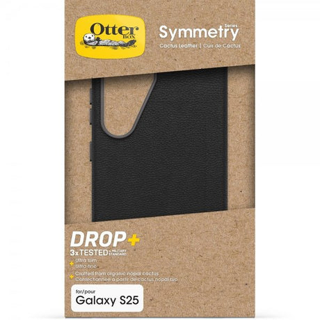 Otterbox Samsung Galaxy S25 -suojakuori Symmetry Cactus Leather Noir Ash