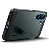 Spigen Samsung Galaxy S25 -suojakuori Tough Armor MagFit Abyss Green