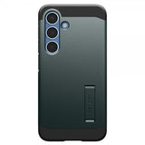 Spigen Samsung Galaxy S25 -suojakuori Tough Armor MagFit Abyss Green