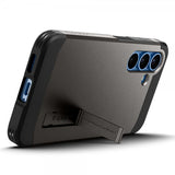 Spigen Samsung Galaxy S25 -suojakuori Tough Armor MagFit Gunmetal