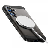 Spigen Samsung Galaxy S25 -suojakuori Tough Armor MagFit Gunmetal