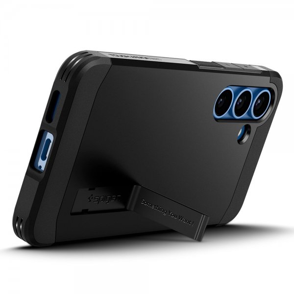 Spigen Samsung Galaxy S25 -kuori Tough Armor MagFit, musta