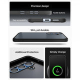 Spigen Samsung Galaxy S25 -suojakuori Ultra Hybrid Frost Black