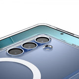 Spigen Samsung Galaxy S25 -suojakuori Ultra Hybrid MagFit kirkas valkoinen