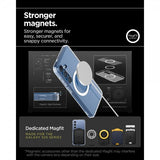 Spigen Samsung Galaxy S25 -suojakuori Ultra Hybrid MagFit kirkas valkoinen