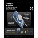 Spigen Samsung Galaxy S25 -kuori Ultra Hybrid S MagFit Clear White