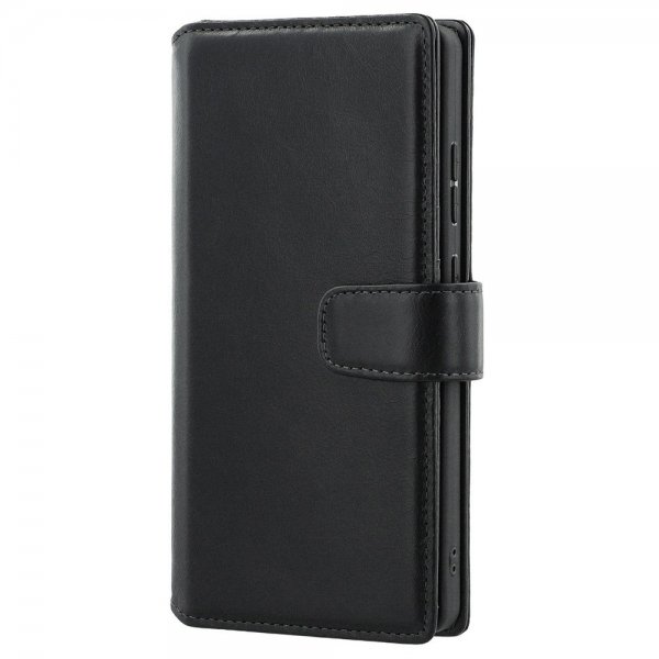 Nordic Covers Samsung Galaxy S25 Ultra Essential Leather Suojakotelo Raven Black
