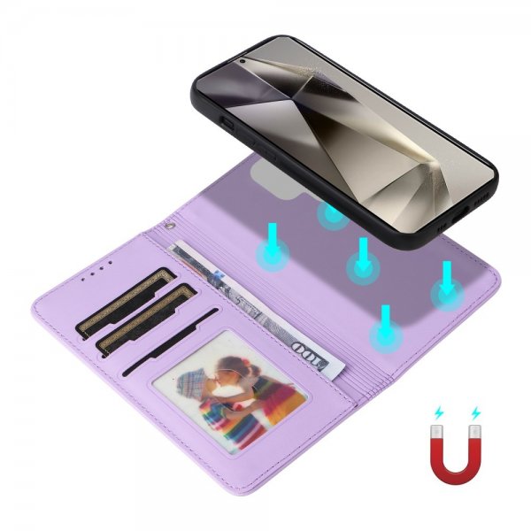 Betopnice Samsung Galaxy S25 Ultra Kuori irrotettavalla kuorella 005 Violetti