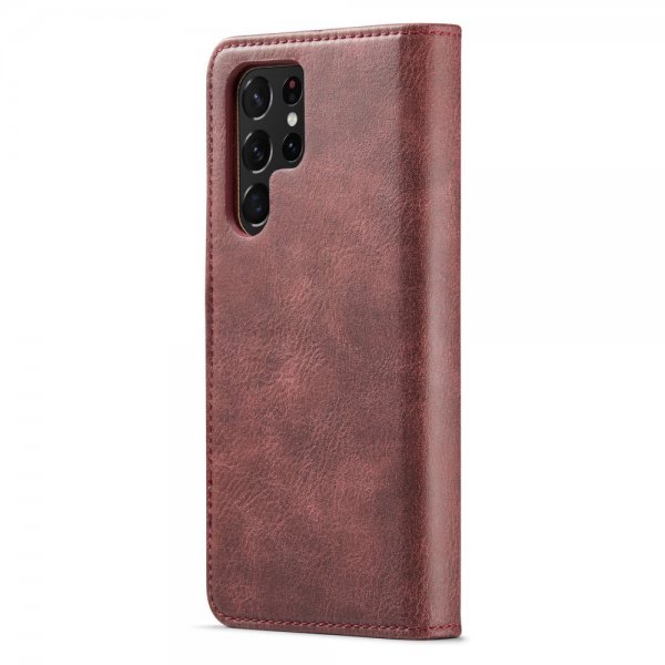 Dg.Ming Samsung Galaxy S25 Ultra Kotelo irrotettavalla kuorella Punainen