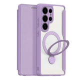 Dux Ducis Samsung Galaxy S25 Ultra Kotelo Skin X Pro Series Jalusta MagSafe Violetti