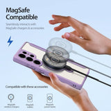 Dux Ducis Samsung Galaxy S25 Ultra Kotelo Skin X Pro Series Jalusta MagSafe Violetti