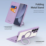 Dux Ducis Samsung Galaxy S25 Ultra Kotelo Skin X Pro Series Jalusta MagSafe Violetti
