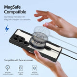 Dux Ducis Samsung Galaxy S25 Ultra -kotelo Skin X Pro Series Jalusta MagSafe Musta