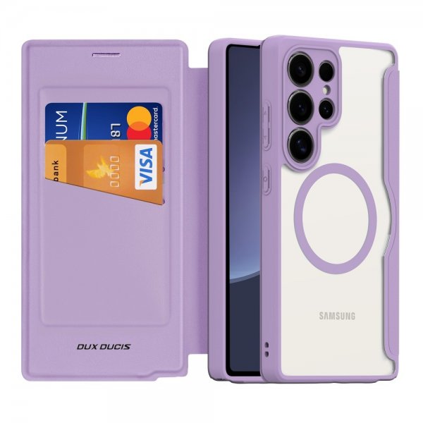 Dux Ducis Samsung Galaxy S25 Ultra Kotelo Skin X Pro Series MagSafe Violetti
