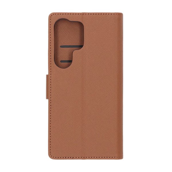 Samsung Galaxy S25 Ultra Kotelo 3 Korttipaikkaa Ruskea