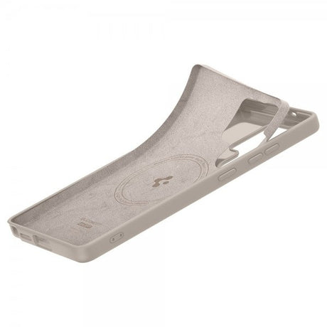 Spigen Samsung Galaxy S25 Ultra Kuori Silicone Fit MagFit Natural Titanium