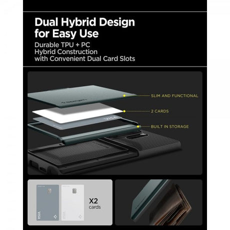 Spigen Samsung Galaxy S25 Ultra Kuori Slim Armor CS Abyss Green