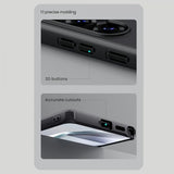 Nillkin Samsung Galaxy S25 Ultra Super Frosted Shield Pro MagSafe -kuori, musta