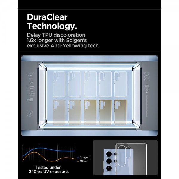 Spigen Samsung Galaxy S25 Ultra Kuori Ultra Hybrid Crystal Clear