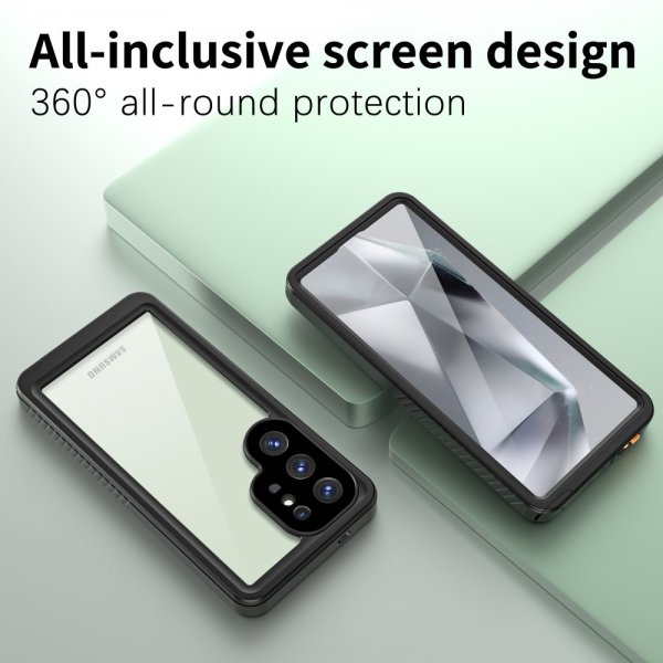 Redpepper Samsung Galaxy S25 Ultra Kuori Vedenkestävä IP68 Musta