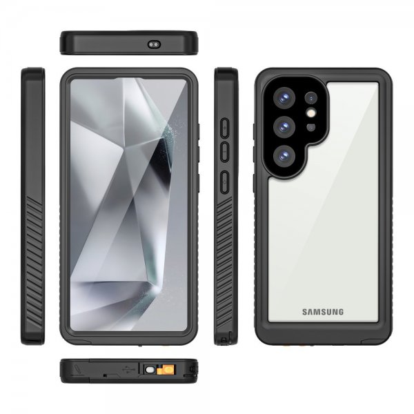 Redpepper Samsung Galaxy S25 Ultra Kuori Vedenkestävä IP68 Musta