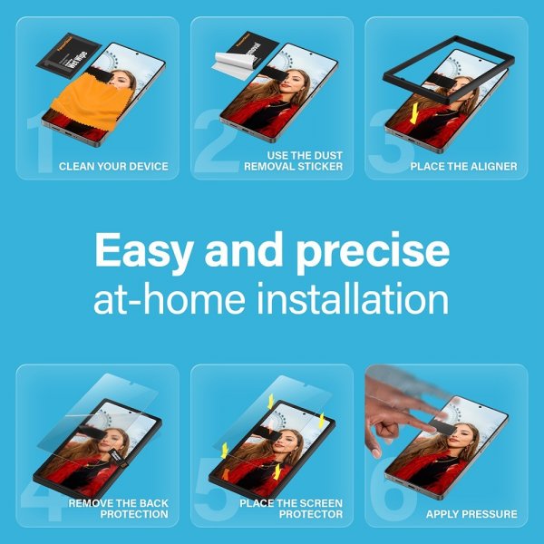 PanzerGlass Samsung Galaxy S25 Ultra Näytönsuoja Ultra-Wide Fit EasyAligner