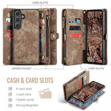 CaseMe Samsung Galaxy S26 -kotelo 008 Series, irrotettava kuori, ruskea