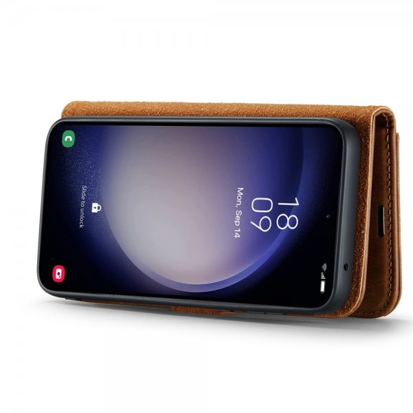 Dg.Ming Samsung Galaxy S26 -kotelo irrotettavalla kuorella, ruskea