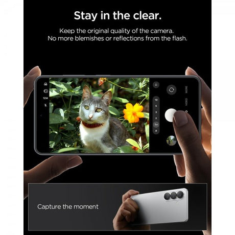 Spigen Samsung Galaxy S26 Kamerasuojus GLAS.tR EZ Fit Optik Pro 2-pakkaus Musta