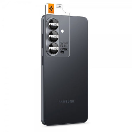 Spigen Samsung Galaxy S26 Kamerasuojus GLAS.tR EZ Fit Optik Pro 2-pakkaus Musta