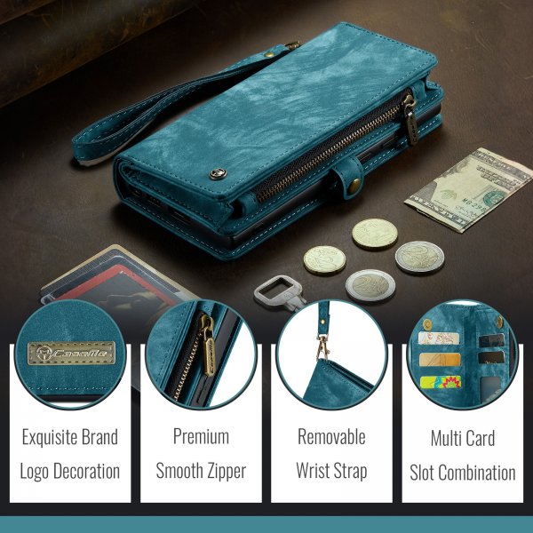 CaseMe Samsung Galaxy S26 Plus -suojakotelo 008 Series Irrotettava kuori, sininen
