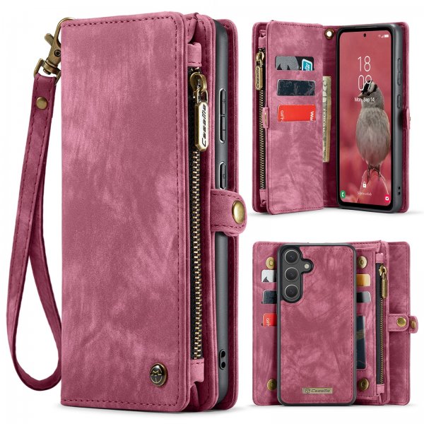 CaseMe Samsung Galaxy S26 Plus -kotelo 008 Series, irrotettava kuori, punainen