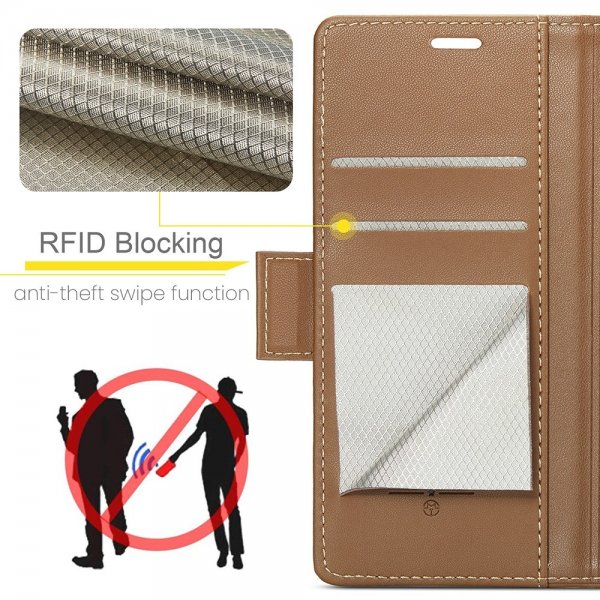 CaseMe Samsung Galaxy S26 Plus Kotelo 023 Series Ruskea