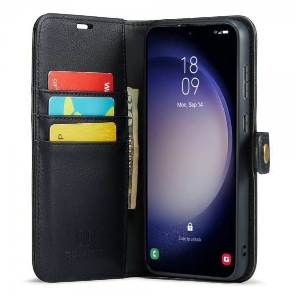 Dg.Ming Samsung Galaxy S26 Plus -kotelo irrotettavalla kuorella, musta